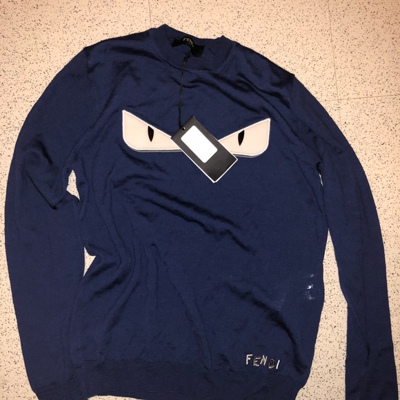 fendi bug eye sweatshirt